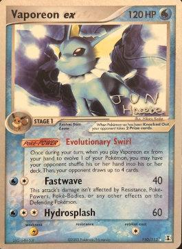 Vaporeon ex (110/113) (Flyvees - Jun Hasebe) [World Championships 2007] | Mega City Incorporated