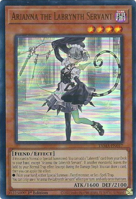 Arianna the Labrynth Servant [TAMA-EN017] Ultra Rare | Mega City Incorporated