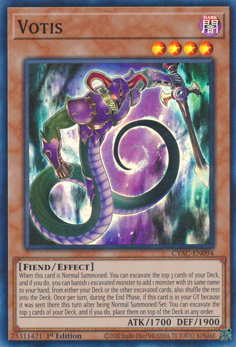 Votis [CYAC-EN094] Super Rare | Mega City Incorporated