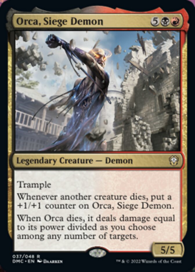 Orca, Siege Demon [Dominaria United Commander] | Mega City Incorporated