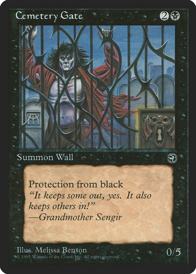 Cemetery Gate (Grandmother Sengir Flavor Text) [Homelands] | Mega City Incorporated