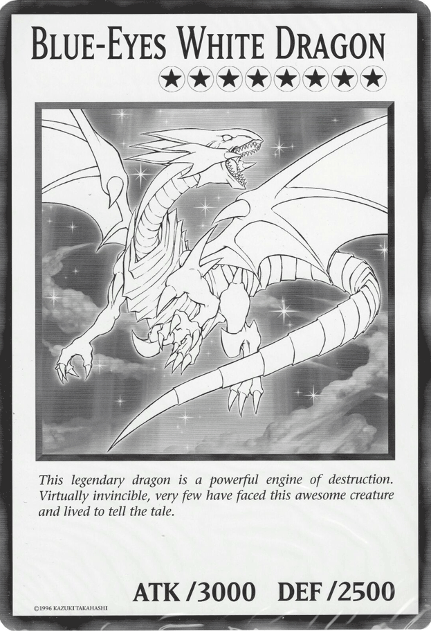 Blue-Eyes White Dragon (Oversized) Common | Mega City Incorporated