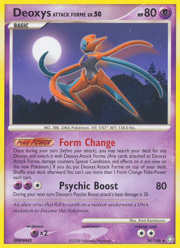 Deoxys Attack Forme (24/146) [Diamond & Pearl: Legends Awakened] | Mega City Incorporated