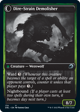Burly Breaker // Dire-Strain Demolisher [Innistrad: Double Feature] | Mega City Incorporated