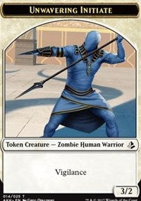 Unwavering Initiate // Wurm Token [Amonkhet Tokens] | Mega City Incorporated