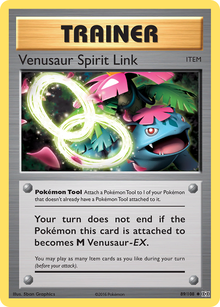 Venusaur Spirit Link (89/108) [XY: Evolutions] | Mega City Incorporated