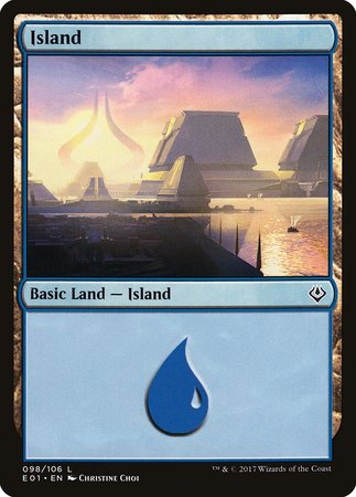 Island (98) [Archenemy: Nicol Bolas] | Mega City Incorporated