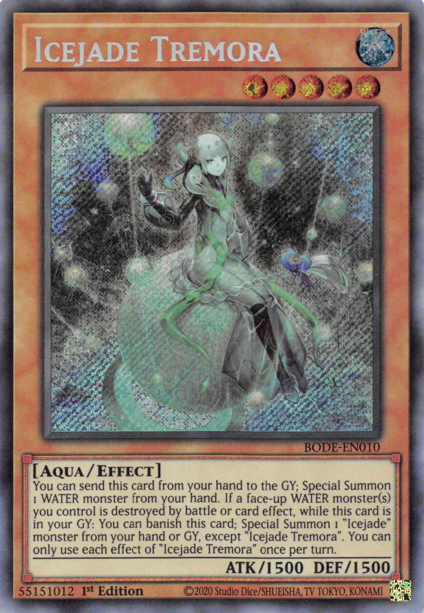 Icejade Tremora [BODE-EN010] Secret Rare | Mega City Incorporated