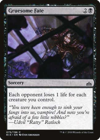 Gruesome Fate [Rivals of Ixalan] | Mega City Incorporated