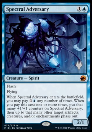 Spectral Adversary (Promo Pack) [Innistrad: Midnight Hunt Promos] | Mega City Incorporated