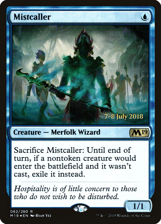 Mistcaller  [Core Set 2019 Prerelease Promos] | Mega City Incorporated