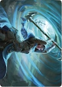 Sea Gate Stormcaller Art Card [Zendikar Rising Art Series] | Mega City Incorporated