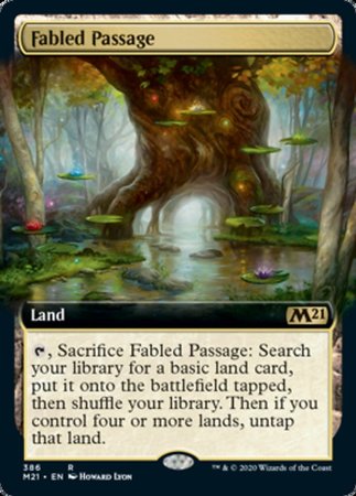 Fabled Passage (Extended Art) [Core Set 2021] | Mega City Incorporated