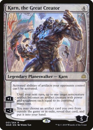Karn, the Great Creator [War of the Spark] | Mega City Incorporated