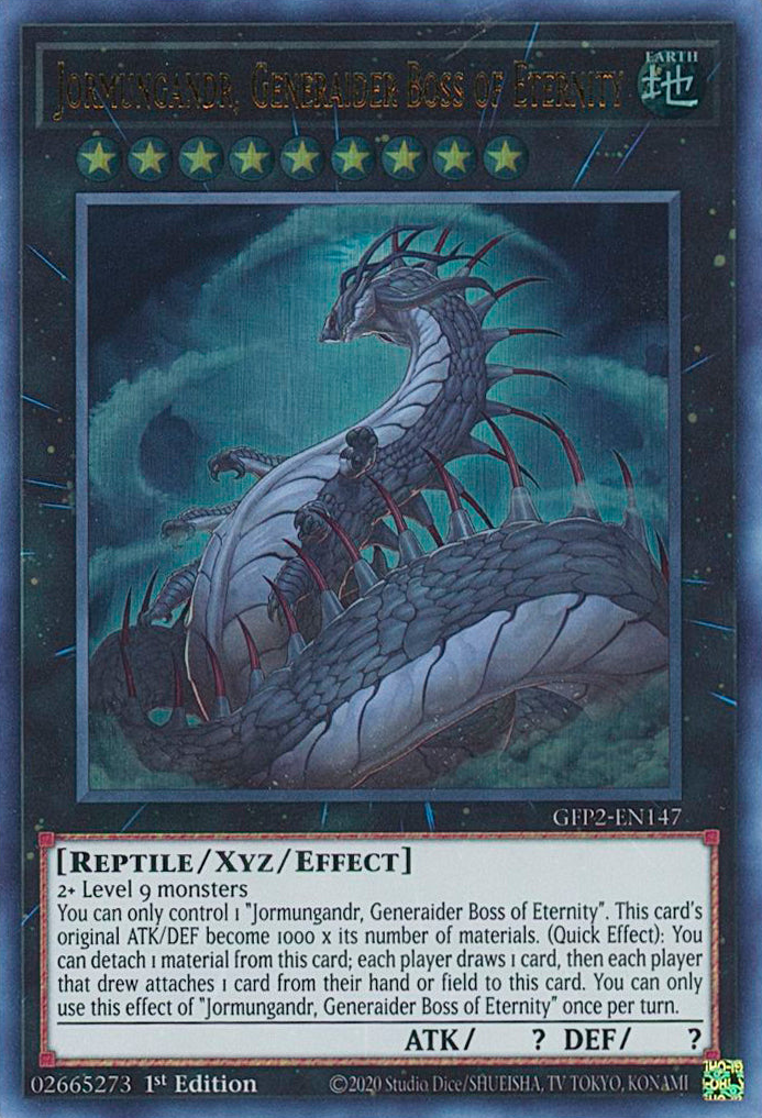 Jormungandr, Generaider Boss of Eternity [GFP2-EN147] Ultra Rare | Mega City Incorporated