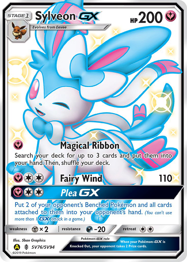 Sylveon GX (SV76/SV94) [Sun & Moon: Hidden Fates - Shiny Vault] | Mega City Incorporated