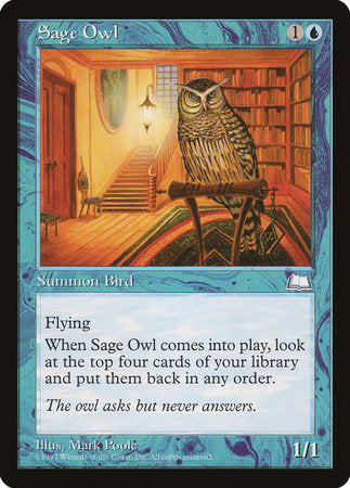 Sage Owl [Weatherlight] | Mega City Incorporated