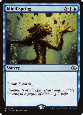 Mind Spring [Duel Decks: Merfolk vs. Goblins] | Mega City Incorporated