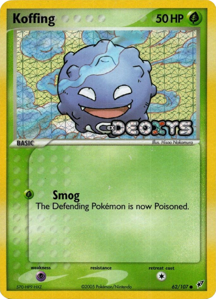 Koffing (62/107) (Stamped) [EX: Deoxys] | Mega City Incorporated