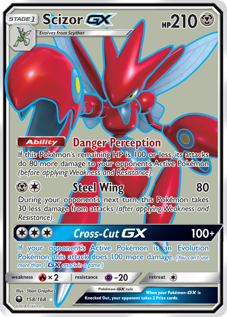 Scizor GX (158/168) [Sun & Moon: Celestial Storm] | Mega City Incorporated