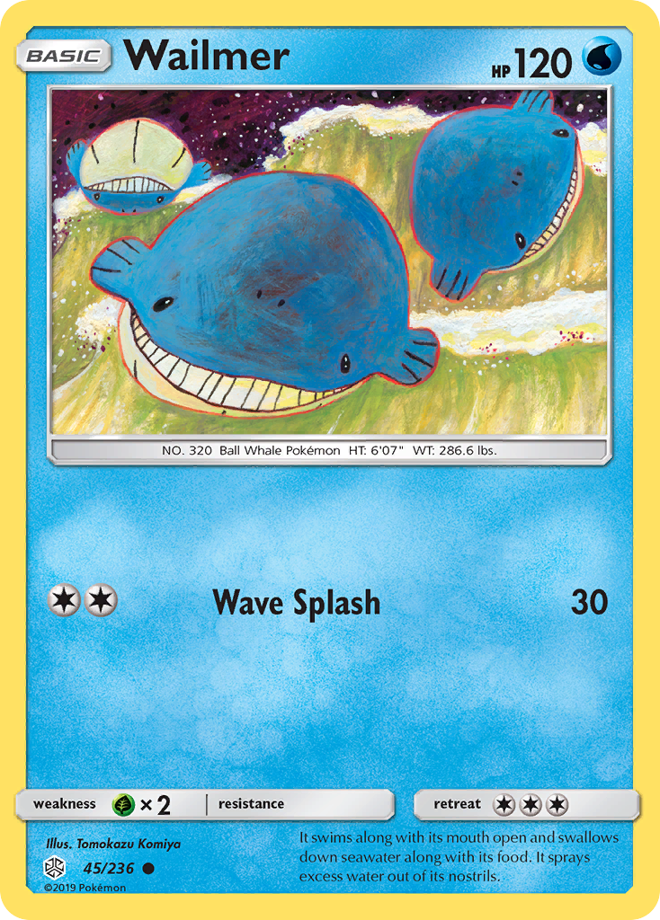 Wailmer (45/236) [Sun & Moon: Cosmic Eclipse] | Mega City Incorporated