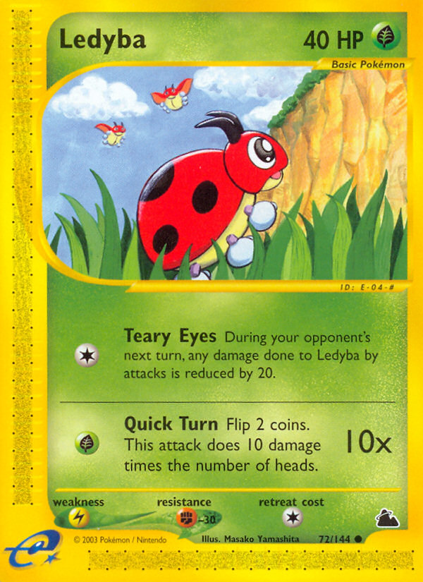 Ledyba (72/144) [Skyridge] | Mega City Incorporated