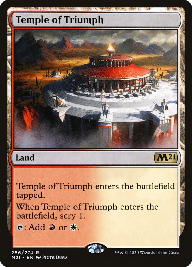 Temple of Triumph (Promo Pack) [Core Set 2021 Promos] | Mega City Incorporated