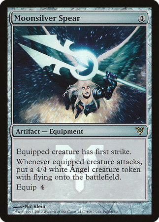 Moonsilver Spear [Avacyn Restored Promos] | Mega City Incorporated