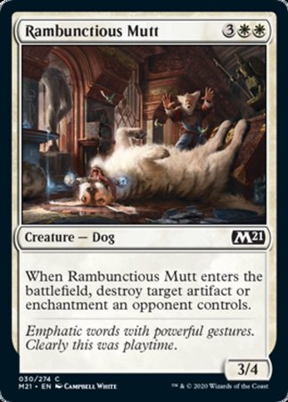 Rambunctious Mutt [Core Set 2021] | Mega City Incorporated