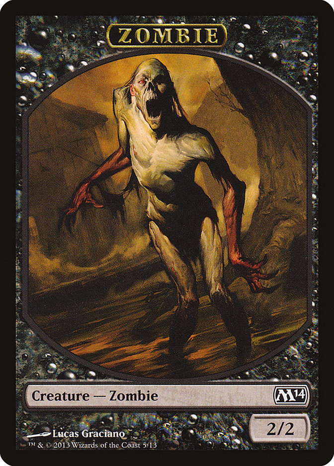 Zombie [Magic 2014 Tokens] | Mega City Incorporated