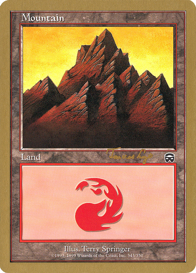 Mountain (343) (Tom van de Logt) [World Championship Decks 2001] | Mega City Incorporated