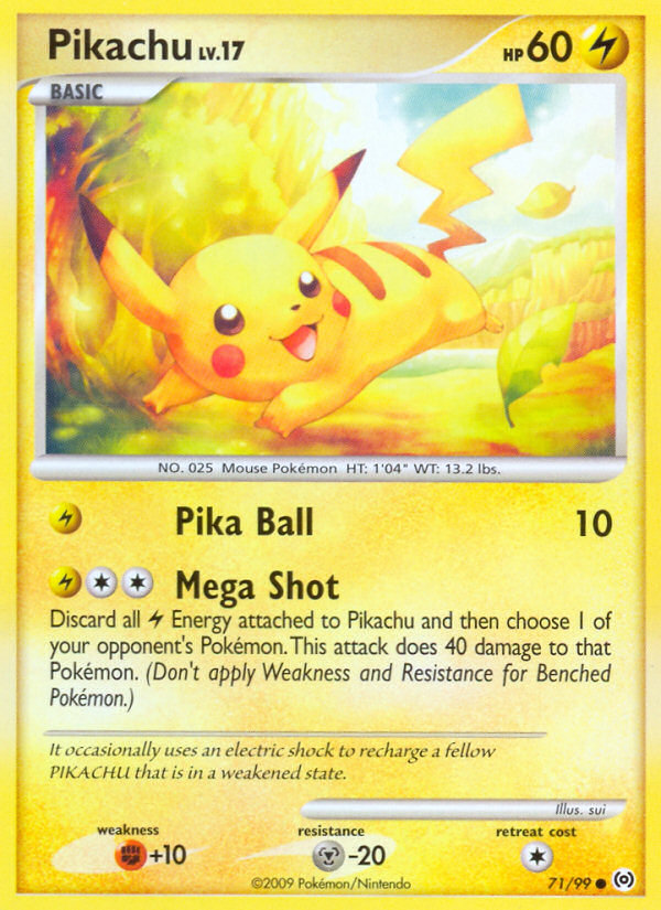 Pikachu (71/99) [Platinum: Arceus] | Mega City Incorporated