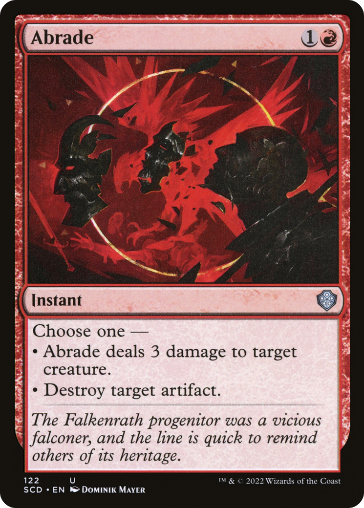 Abrade [Starter Commander Decks] | Mega City Incorporated