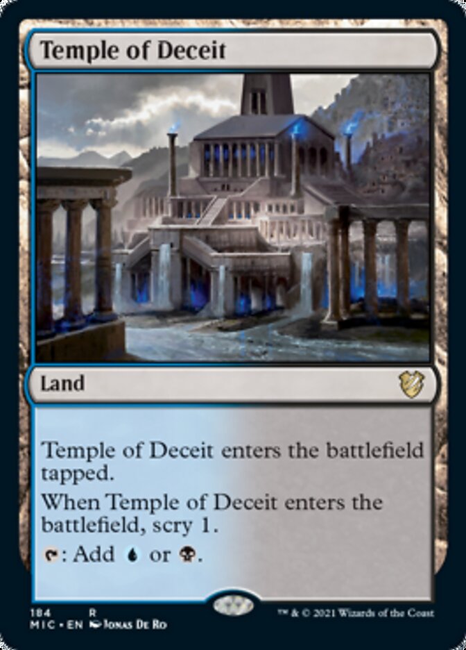 Temple of Deceit [Innistrad: Midnight Hunt Commander] | Mega City Incorporated