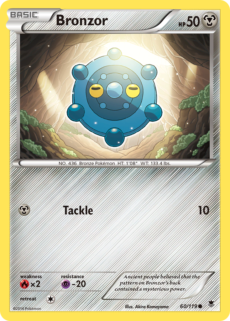 Bronzor (60/119) [XY: Phantom Forces] | Mega City Incorporated