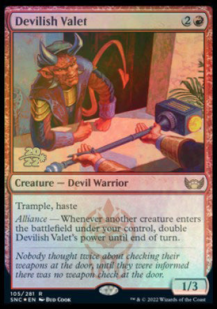 Devilish Valet [Streets of New Capenna Prerelease Promos] | Mega City Incorporated