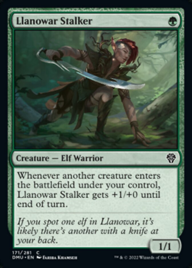 Llanowar Stalker [Dominaria United] | Mega City Incorporated