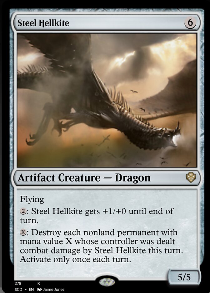 Steel Hellkite [Starter Commander Decks] | Mega City Incorporated