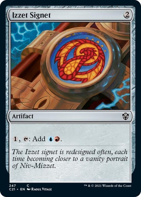 Izzet Signet [Commander 2021] | Mega City Incorporated