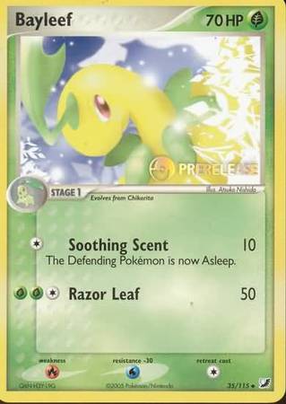 Bayleef (35/115) (Prerelease Promo) [Nintendo: Black Star Promos] | Mega City Incorporated