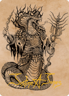 Sivriss, Nightmare Speaker Art Card (51) (Gold-Stamped Signature) [Commander Legends: Battle for Baldur's Gate Art Series] | Mega City Incorporated