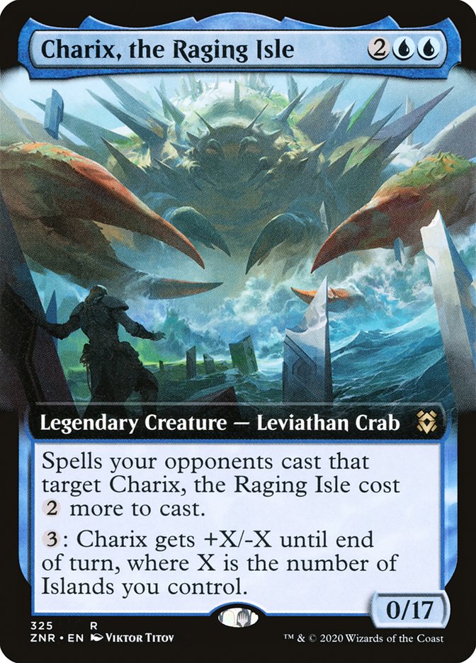 Charix, the Raging Isle (Extended Art) [Zendikar Rising] | Mega City Incorporated