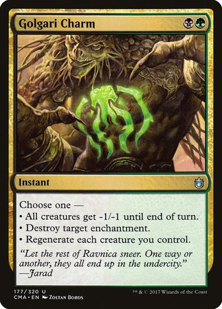 Golgari Charm [Commander Anthology] | Mega City Incorporated