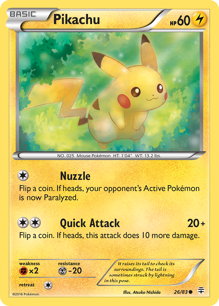 Pikachu (26/83) [XY: Generations] | Mega City Incorporated