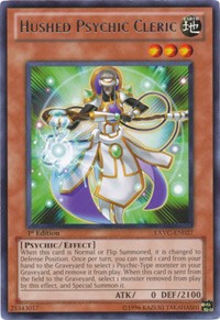 Hushed Psychic Cleric [EXVC-EN027] Rare | Mega City Incorporated