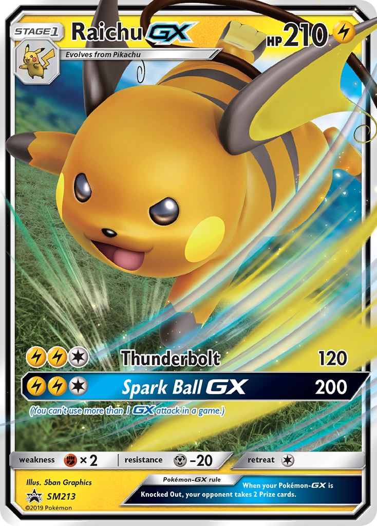 Raichu GX (SM213) [Sun & Moon: Black Star Promos] | Mega City Incorporated