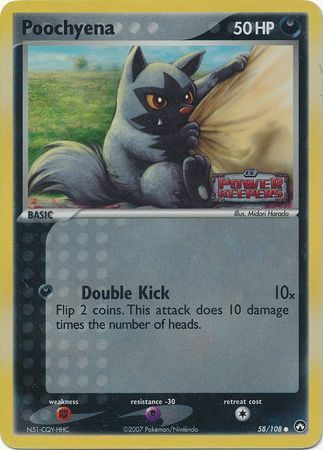 Poochyena (58/108) (Stamped) [EX: Power Keepers] | Mega City Incorporated