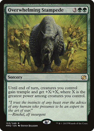 Overwhelming Stampede [Modern Masters 2015] | Mega City Incorporated
