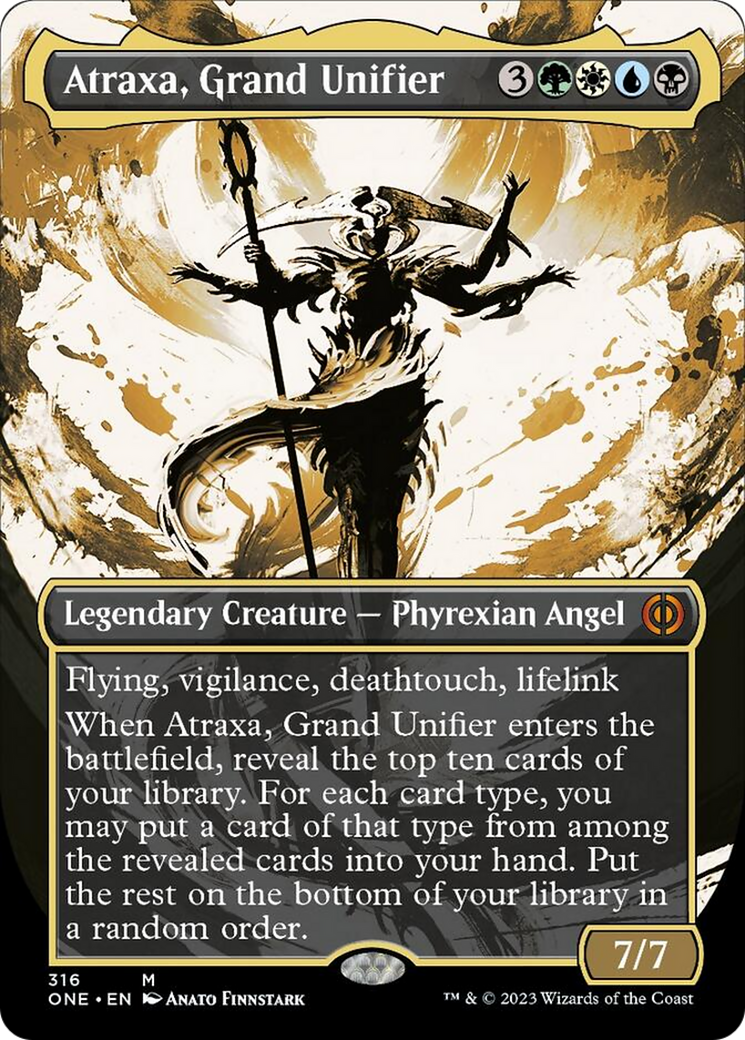 Atraxa, Grand Unifier (Borderless Ichor) [Phyrexia: All Will Be One] | Mega City Incorporated