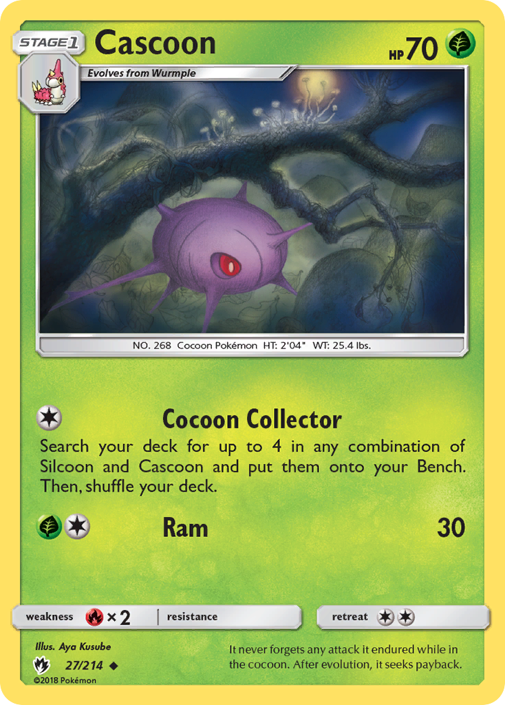 Cascoon (27/214) [Sun & Moon: Lost Thunder] | Mega City Incorporated